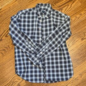 Ralph Lauren Blue and White Checkered Shirt